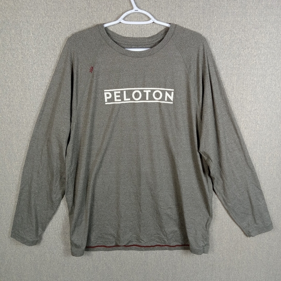 Rhone x Peloton Long Sleeve Shirt Mens XL Gray Athletic Workouts Running Casual - Picture 1 of 7